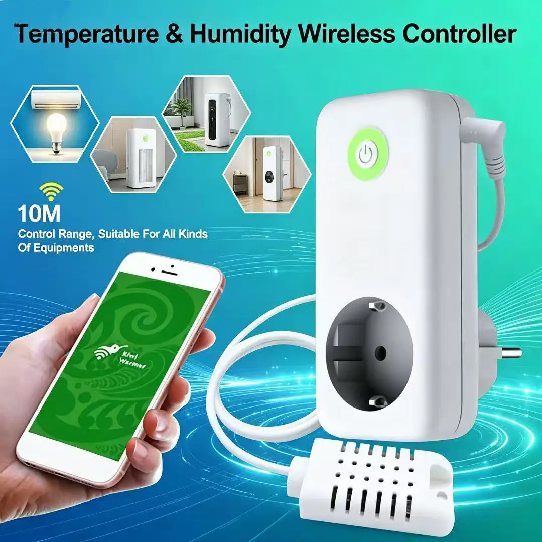 High-Precision Digital Temperature Humidity Controller for Greenhouse Environment Control