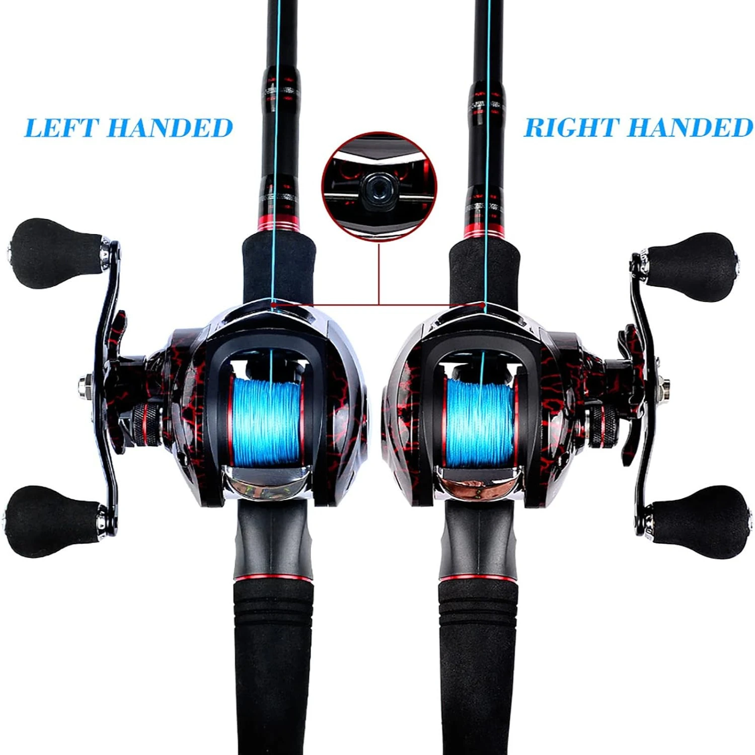 

Ultra Smooth 7.1 1 Gear Ratio Fishing Baitcasting Reel with 18+1BB Drag Baitcasters and Magnet Braking System for Superior Perfo