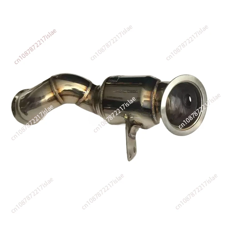 Suitable for Benz W205 C260 C300 modified exhaust pipe head section, sports car sound wave head banana front section, power