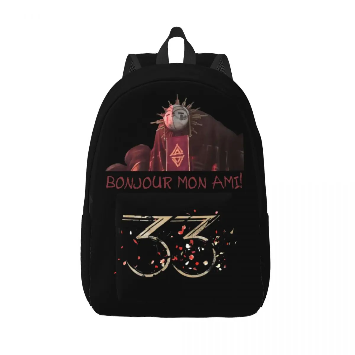 

Классический рюкзак Clair Obscur Expedition 33, легкий студенческий рабочий игровой рюкзак для мужчин и женщин, сумка через плечо для ноутбука