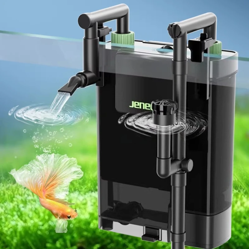 

Фильтр для аквариума, внешний циркулирующий масляный фильтр для удаления пленки, настенный фильтр для аквариума, очистка воды, фильтры для обратной промывки, фильтрация рыб