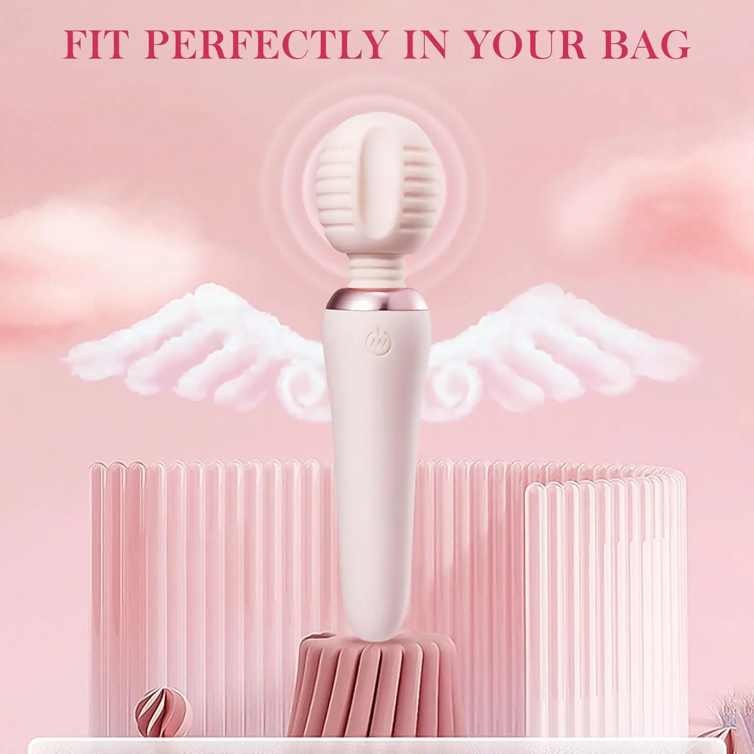 Powerful Silent Magic Wand Vibrator For Clitoral Stimulation_voghion.com