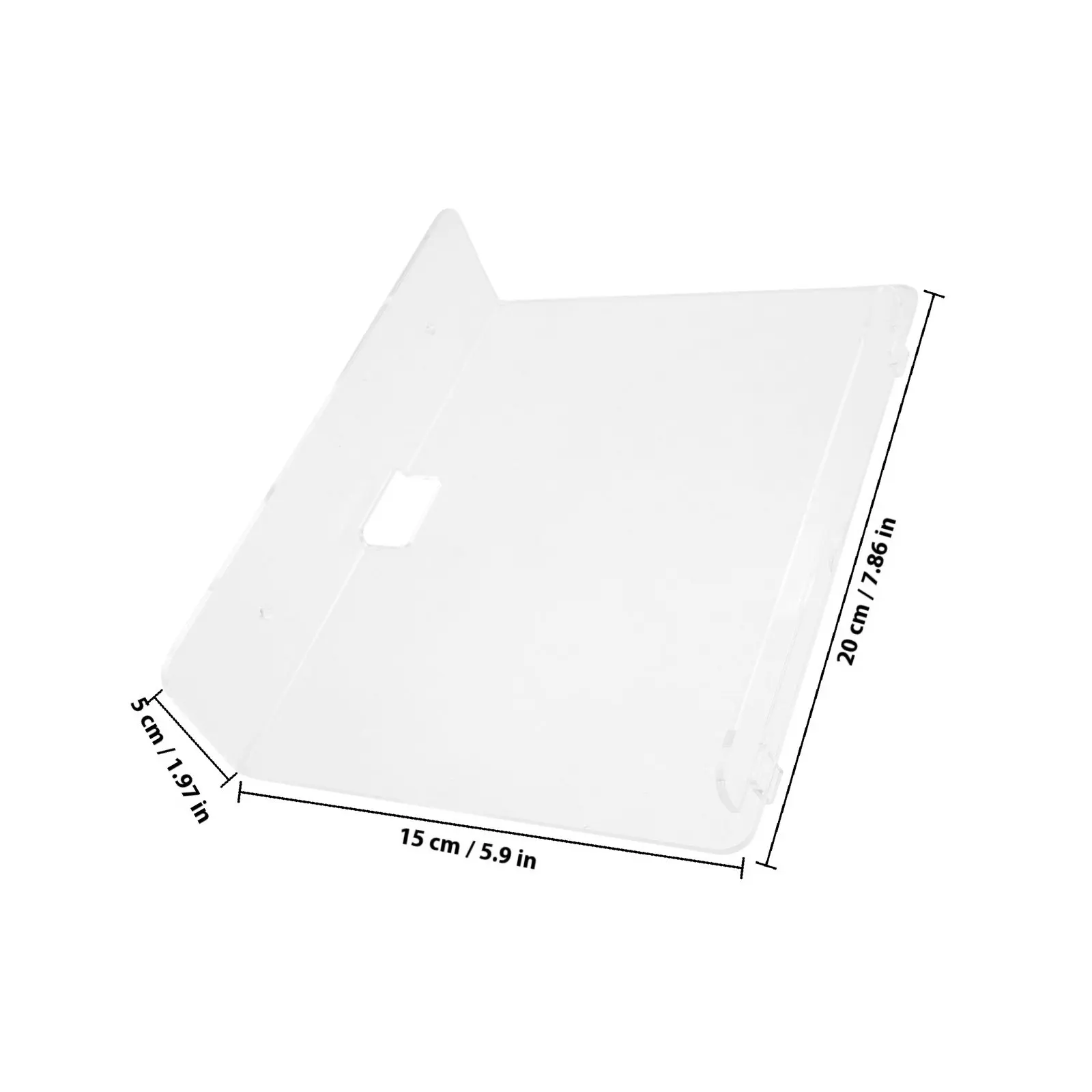 2Pcs Acrylic Floating Wall Shelves Transparent Minimalist Display Shelf for Plants Speakers Cameras Projector Shelf Wall Mounted