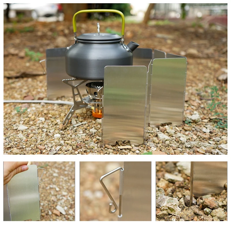 Outdoor Stove Wind Shield 6