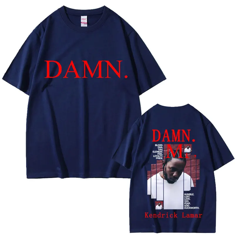 Camisetas gráficas del rapero Kendrick Lamar, ropa para hombres y mujeres, camisetas de gran tamaño de Hip Hop, ropa de calle Vintage a la moda para hombres