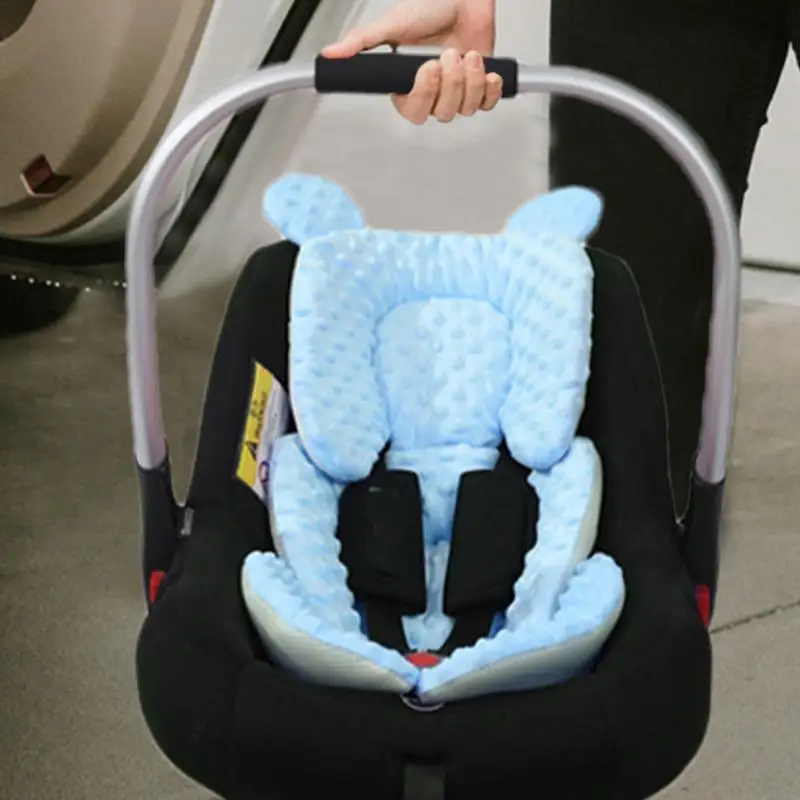 

Stroller Liner Insert Soft Liner Insert Double-Sided Stroller Mat Ergonomic Summer Winter Comfort Kids Pushchair Cushion For