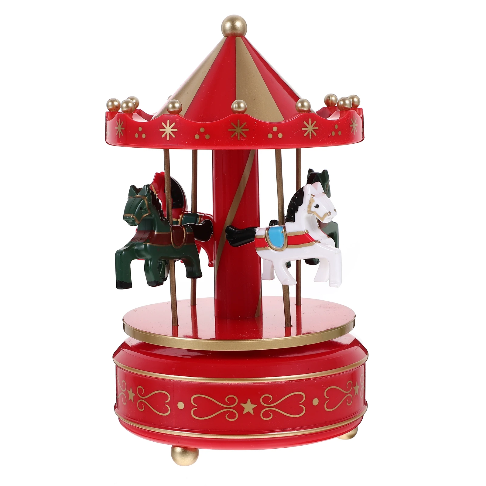 

Elegant Carousel Music Box Desktop Ornament Romantic Classical Musical Box Decoration Party Home Birthday Gift