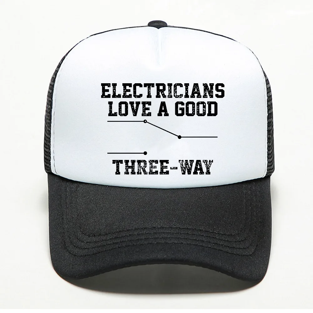 You Can't Resist It  Women's Electrical Engineer baseball cap summer outdoor casual mesh sun hat fashion Breathable Snapback Hat
