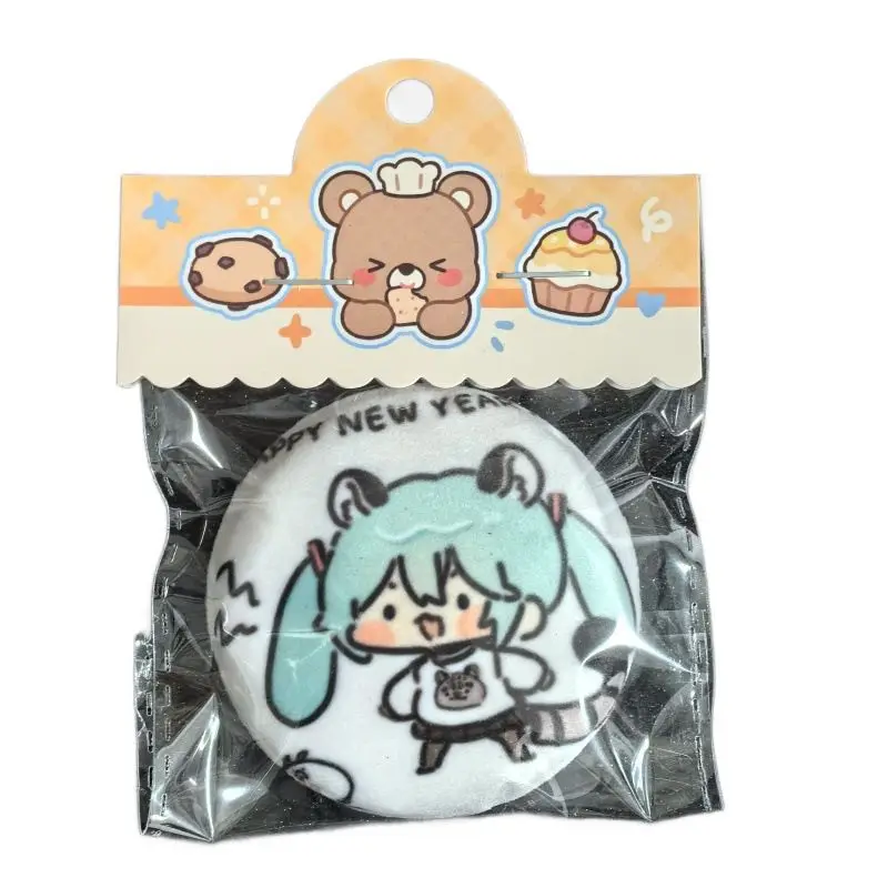 

Kizuna Ai Future's Q-version plushie with a cute jade green onion-shaped badge