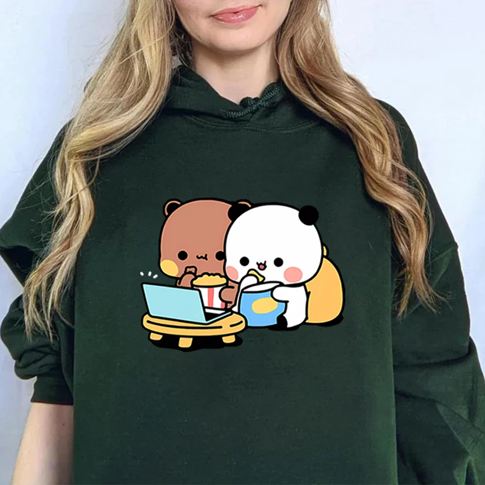 

Cartoon Panda Bear Bubu and Dudu Hoodie Women/Men Tops Kawaii Printed Hooded Sweatshirt Ullzang O-Neck Harajuku Unisex Hoodies