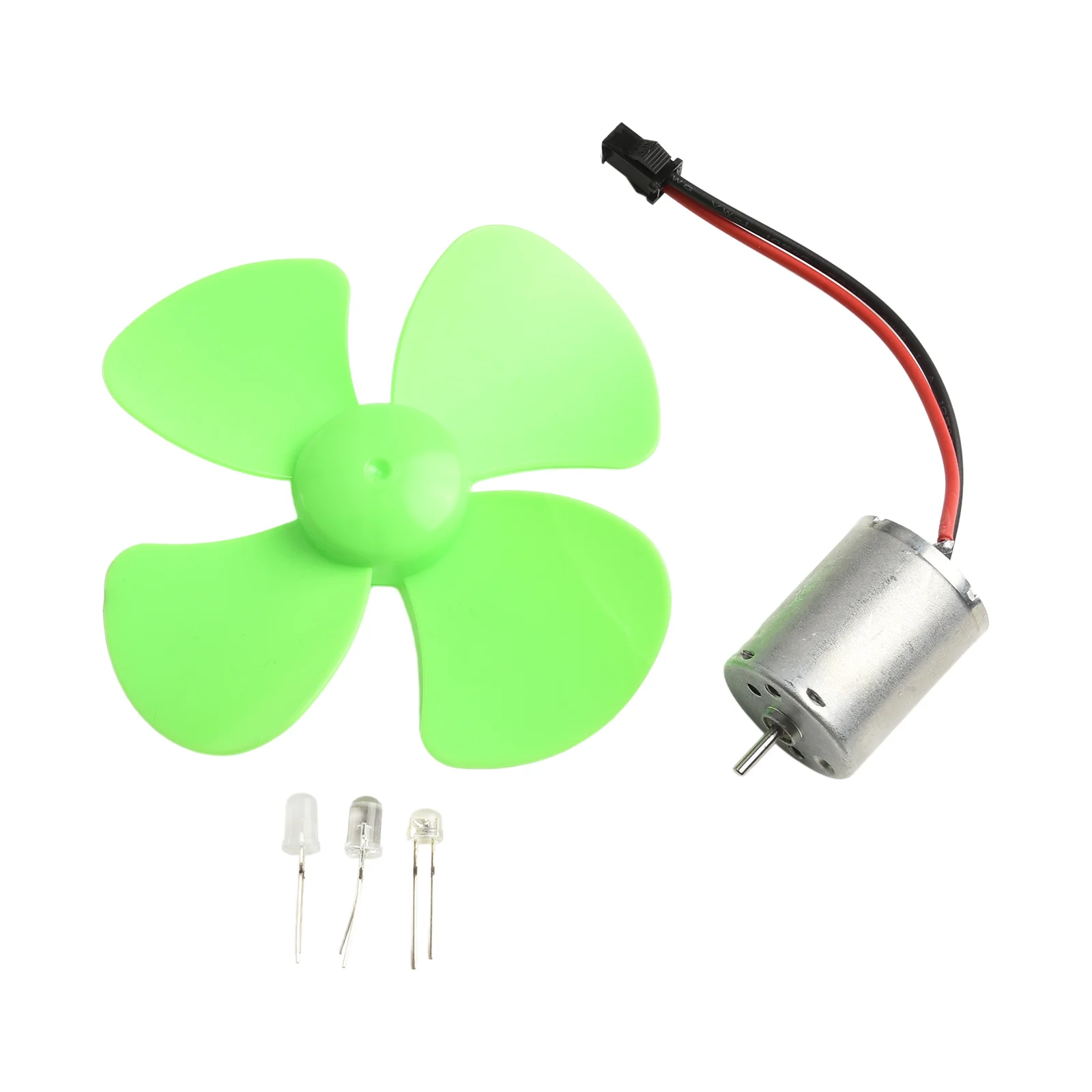 Mini Wind Turbine Motor W/Blades Power Alternative Energy Generator LED DIY Kit Household Power Manual Tool Accessories