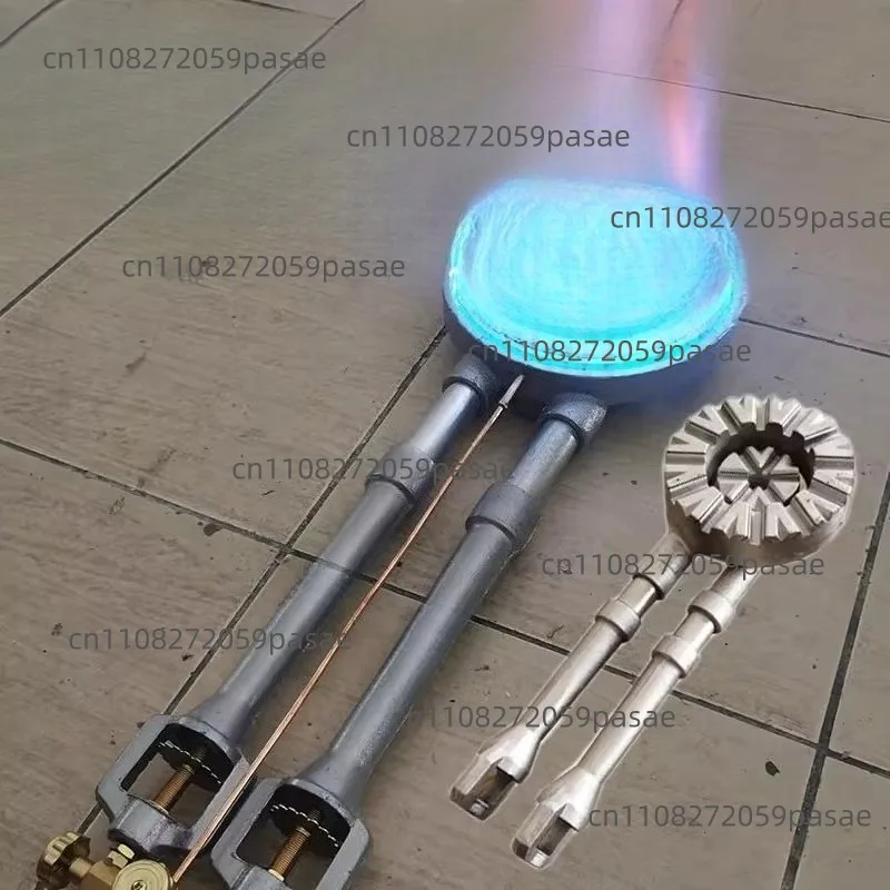 Stove head plus long handle double tube  pressure and high pressure large pot stove rural banquet gas stove