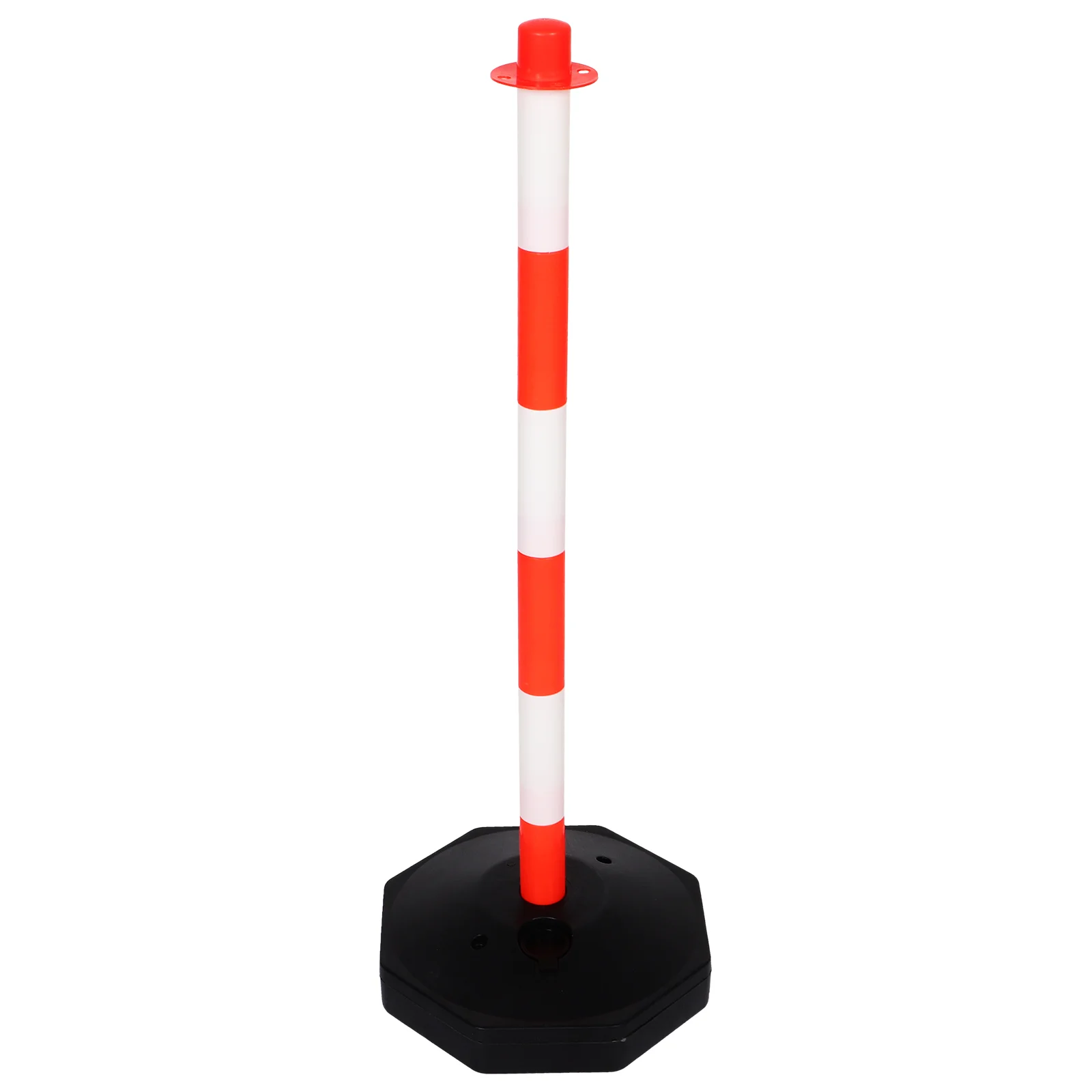 Water-filled Warning Column Post Cones with Fillable Base Driveway Guard Traffic Delineator Security Parking Block Pe Safety