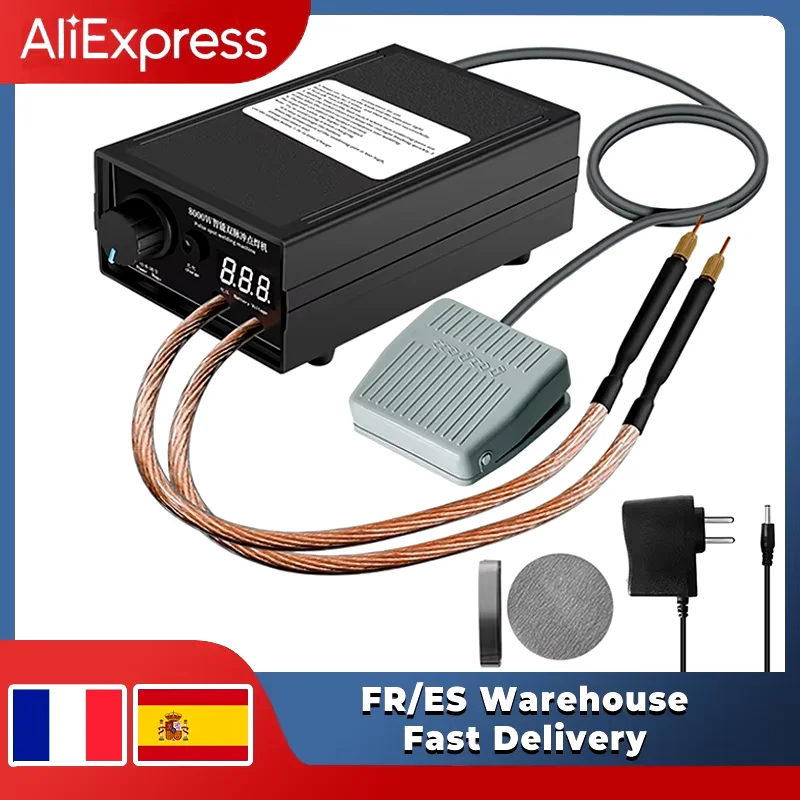 Hand punkts chweiß gerät 8000w Hochleistungs-DIY tragbar 0-1200a 0,1mm punkt verstellbare Schweißer Werkzeug maschine für Batterie