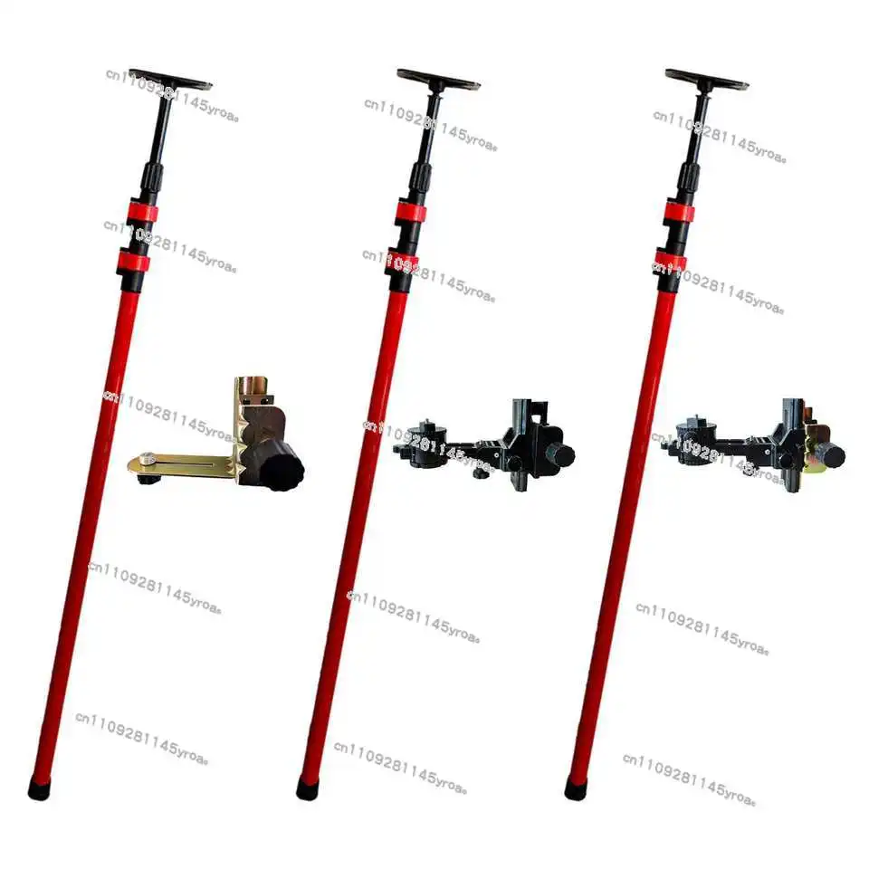 Telescopic Laser Level Bracket Self-Leveling Bracket Tension Rod Scale Lasers Level Extend Telescoping Pole Lifting Rod
