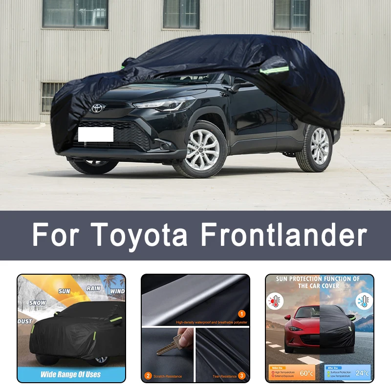 

Всепогодные автомобильные чехлы для Toyota Frontlander 6-в-1, водонепроницаемые, пылезащитные, УФ-защитные, снежные, устойчивые к царапинам, защита