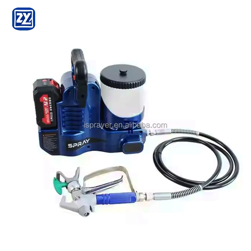 

Беспроводной безвоздушный краскопульт Quick Shot с аккумулятором и распылителем