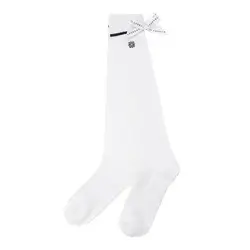 Korean Golf Women's Socks Long Socks Sports and Leisure Ball Socks Elastic Bow Decoration Breathable Long Socks