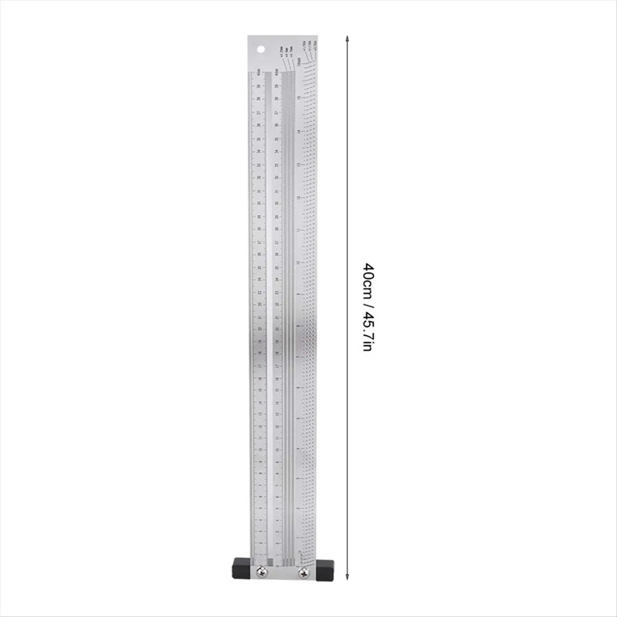 Règle de marquage A58Z Ultra, version métrique en acier inoxydable, règle de traçage pour le travail du bois, jauge de mesure, é
