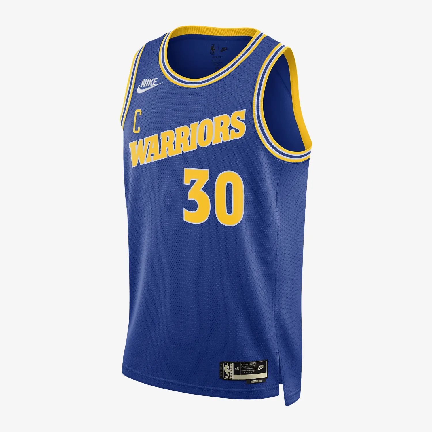 Официальная мужская тренировочная майка без рукавов Nike Authentic Golden State Warriors DO9446-497
