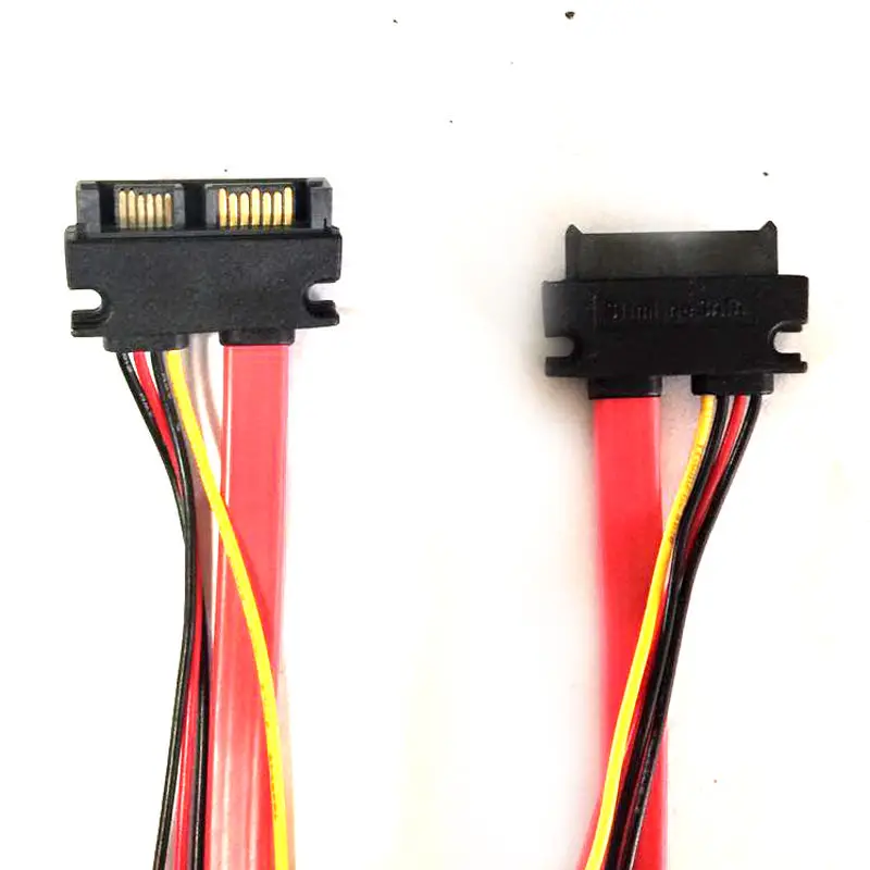 Sata 13 Pin Male To Female Extension Cable, SATA 13 Pin Male To Female 6+7 Pin Data Power Combo Cable for Hard Disk