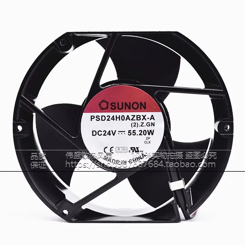 

Original PSD24H0AZBX-A (2). Z.GN 24V 55W 17CM 172 * 150 * 51MM Hope Senlan Frequency Converter Cooling Fan