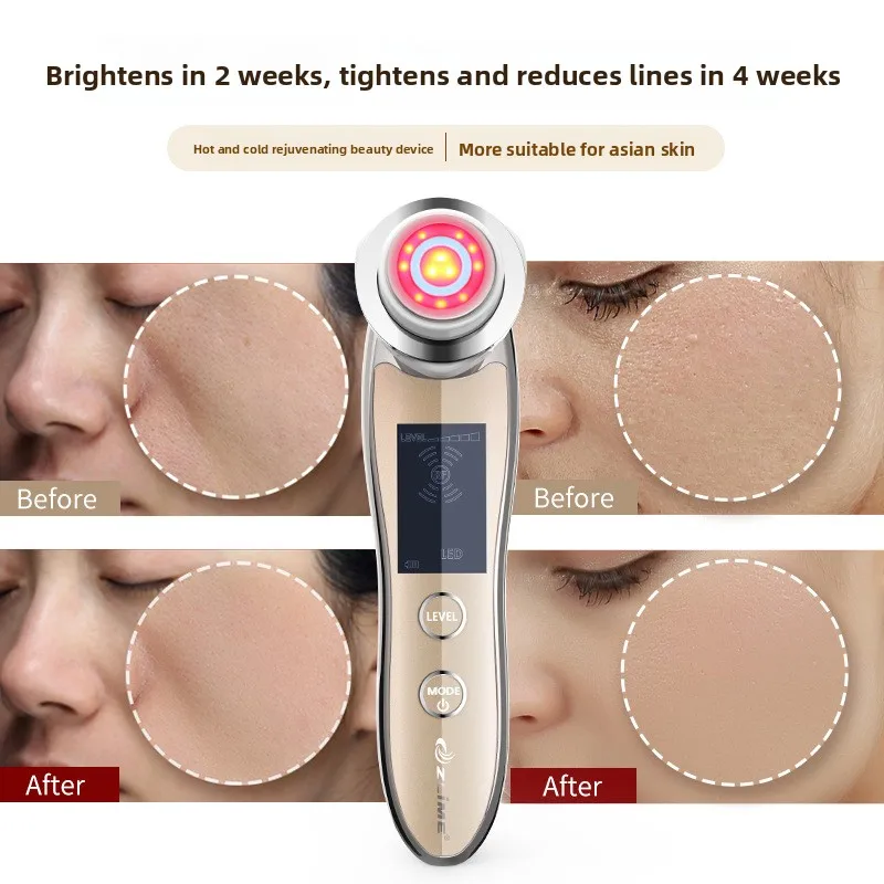 Ice Hammer Introduction Facial Ion Cleansing Moisturizing Beauty Instrument Ems Micro-current Radio Frequency Firming