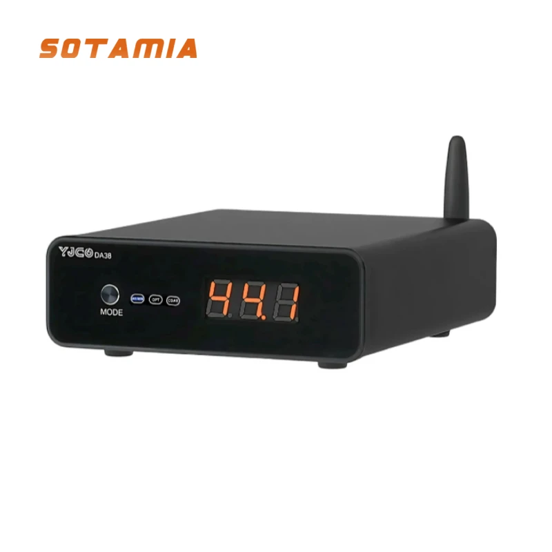 

SOTAMIA ES9038Q2M HIFI Bluetooth 5.4 Receiver LDAC Lossless Transmission Audio Amplifier Fiber Optic DAC Decoding