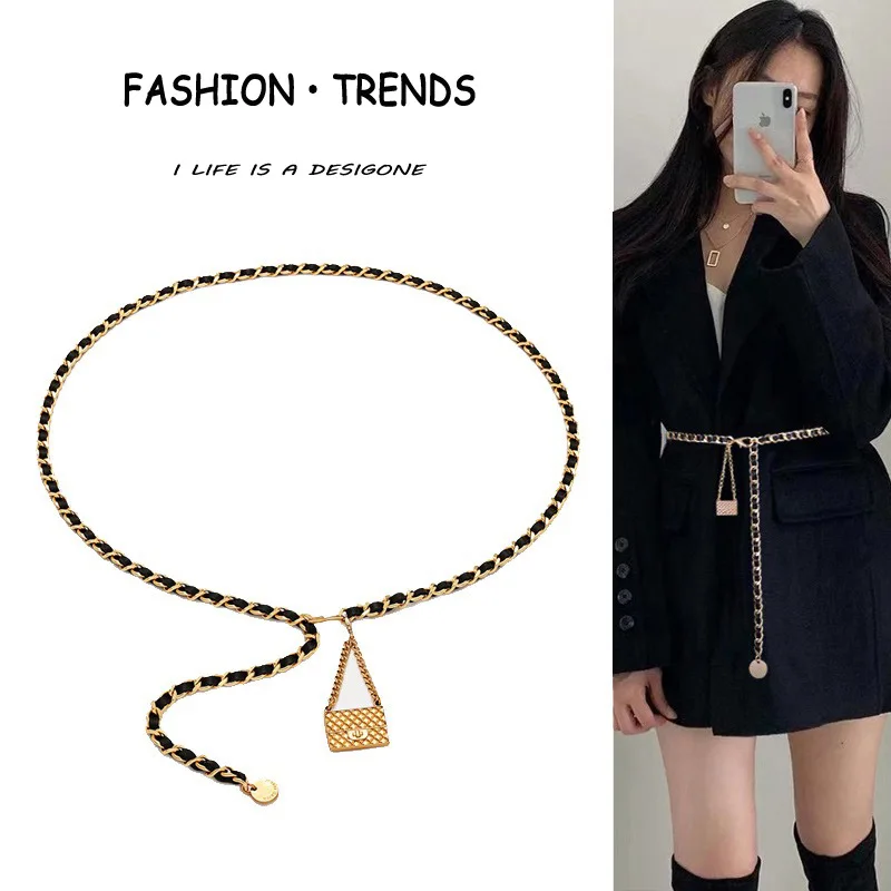 

Waist Chain Women's Decoration with Skirt, Small Fragrant Style,high-end Summer Belt,versatile Pants Chain,fashion Ins Tide Belt