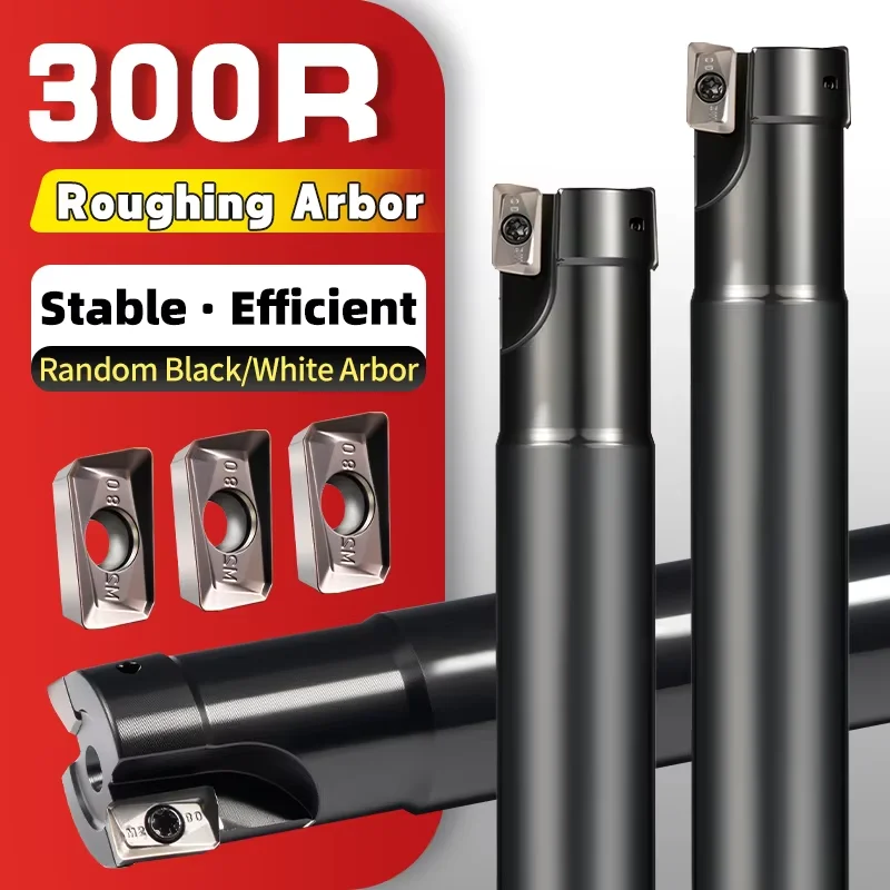 BAP300R Milling Cutter Bar 120-250mm 1T/2T/3T CNC Right Angle Milling Tool Holder, Fits APMT1135 Carbide Inserts, Milling Machin