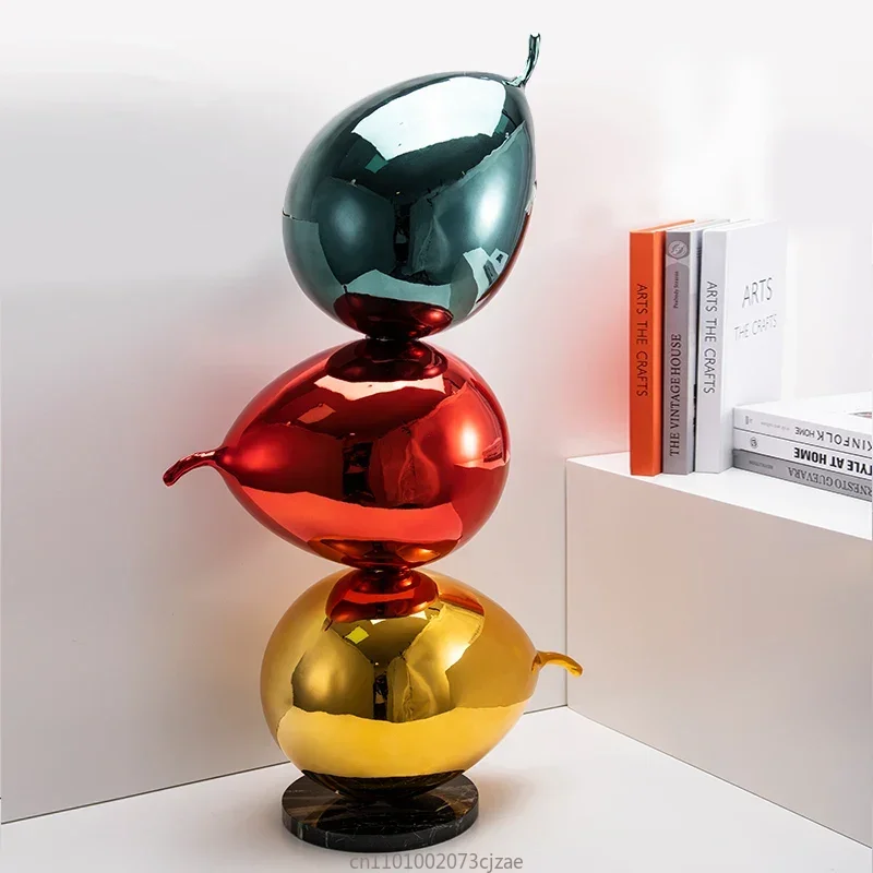 nordic home decor balloon statue Luxury living room decoration Large resin crafts Sculpture creative Decoration home accessories