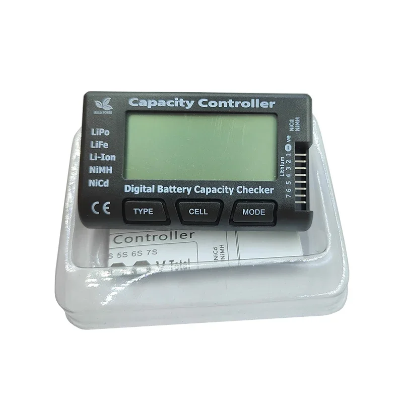 

CellMeter-7 1-7S LiPo Li-lon Battery Tester Battery Capacity Voltage Meter NiMH Meter 7 Digital Battery Capacity Checker