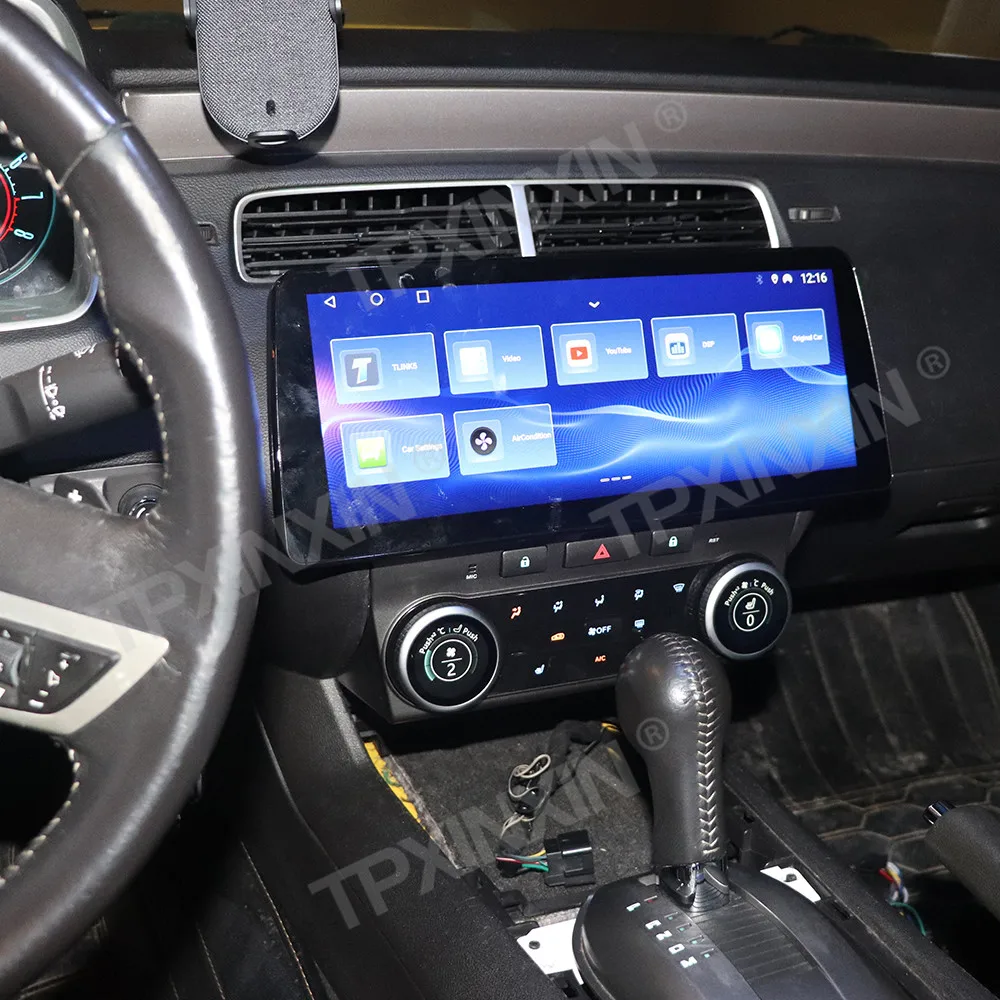 12.3 Inch For Chevrolet Camaro 2010-2015 Car Radio Multimedia Player GPS Navigation Sound System Carplay Screen Stereo Head Unit