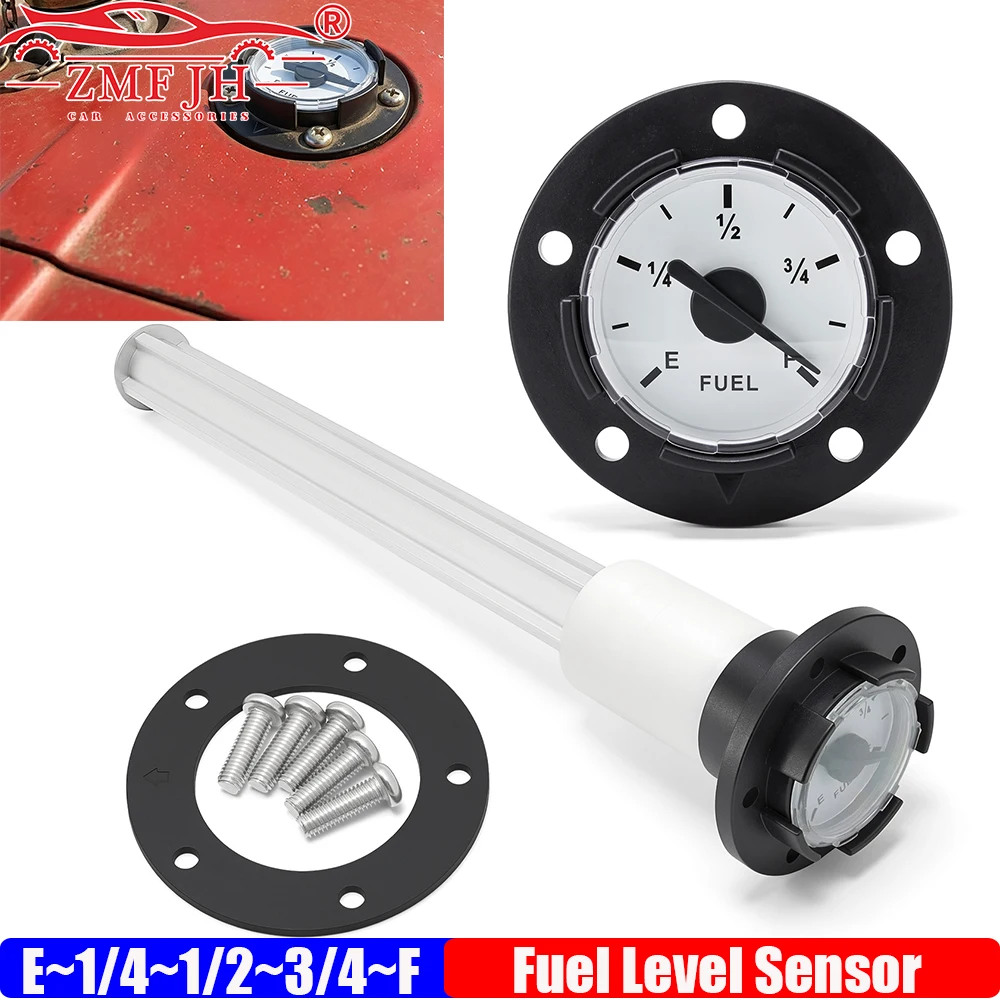 Convenient Replacement Level Gauge Precise Level Meter Fuel Gauges Easy to Use Gauge Plastic Meter for Generators Set Automobile