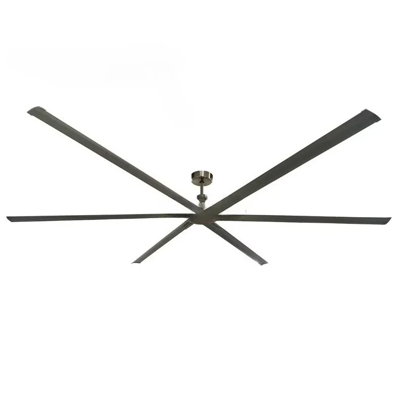

Industrial Large 100 120-Inch Ceiling Fan with 6 Aluminum Blades DC Motor Remote Control Ceiling Fan