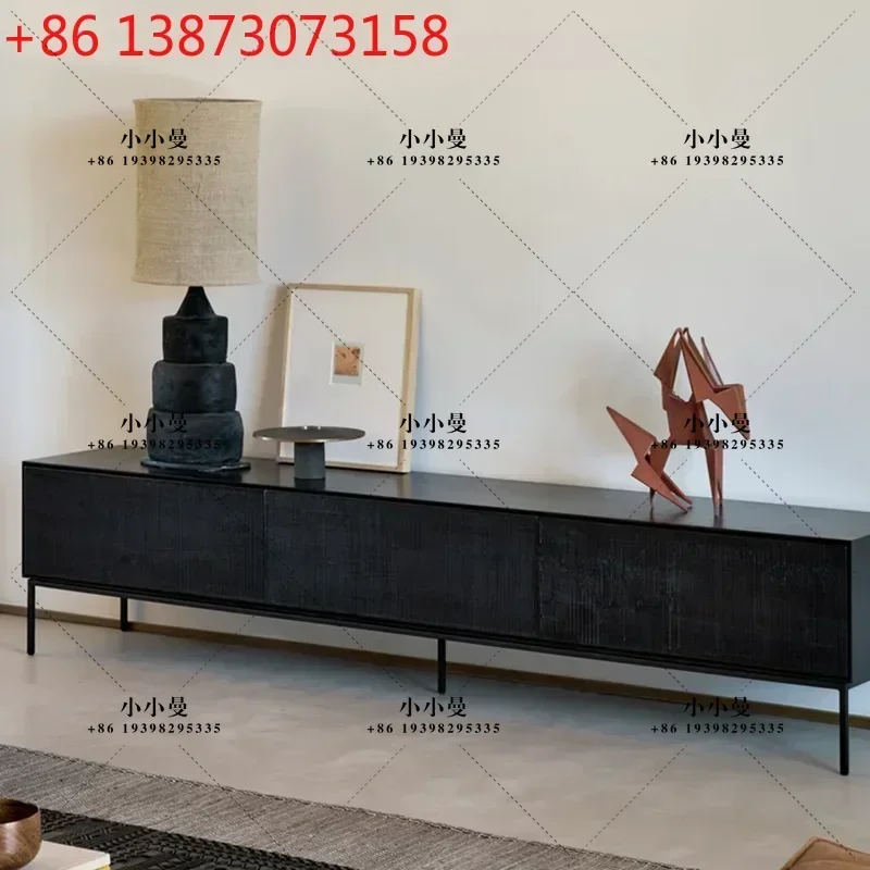 Nordic Burmese carving medieval surprise, hand-carved Italian simple TV cabinet
