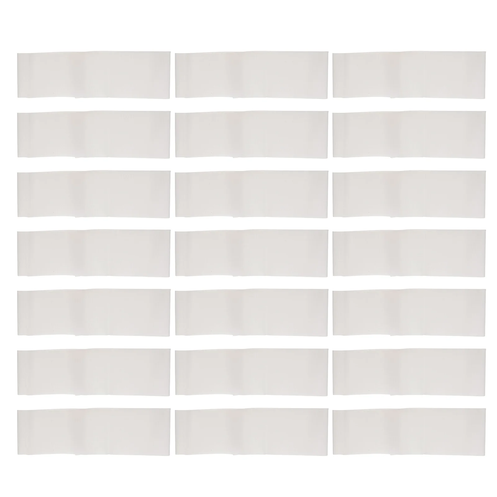 100Pcs Non-Woven Hair Hoops Disposable Spa Headband Hairdressing Head Wraps (White)