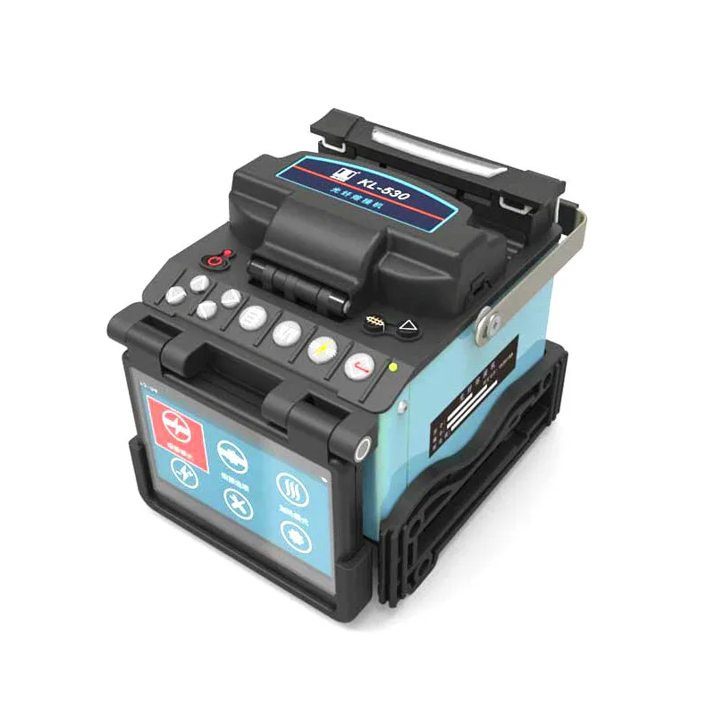 Geelong KL-530 splicer de fusão de fibra óptica linha de couro cabo de fibra óptica trança jumper máquina de fusão de fibra máquina de fusão quente