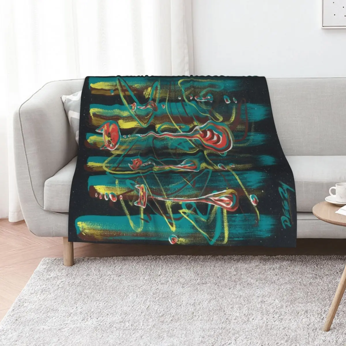 Lava Cats Throw Blanket Loose For Decorative Sofa sofa bed Beautifuls Moving Plaid Blankets