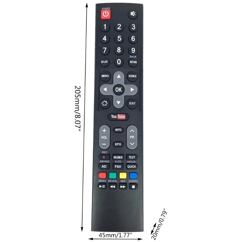 Universal LCD LED รีโมทคอนโทรล สำหรับ Skyworth HOF16J234GPD12