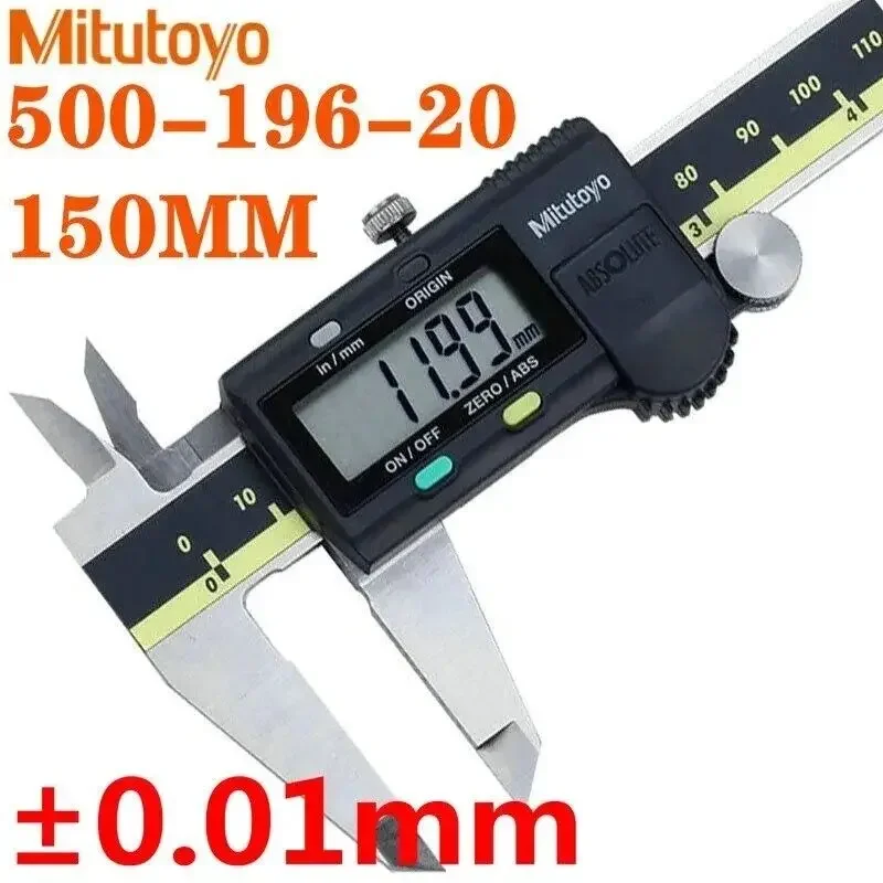 

Mitutoyo Japan Absolute Digital Caliper 200mm stainless steel Vernier Caliper 500-196 150mm/6" vernier caliper