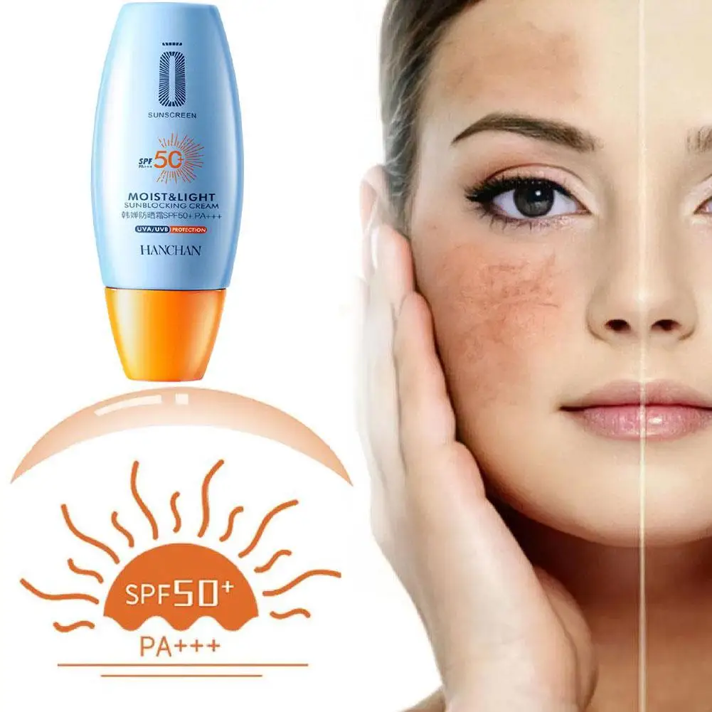 

SPF50+ Изоляция УФ-защита Маленькая желтая бутылочка Солнцезащитный крем Водонепроницаемый, освежающий, увлажняющий, нежирный, мощный уход за солнцем