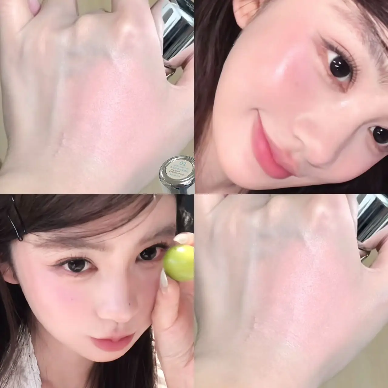 Herorange Glow Liquid Blush Two Colors Waterproof Sweatproof Long Wear Lightweight Makeup for Daily Occasions Gift