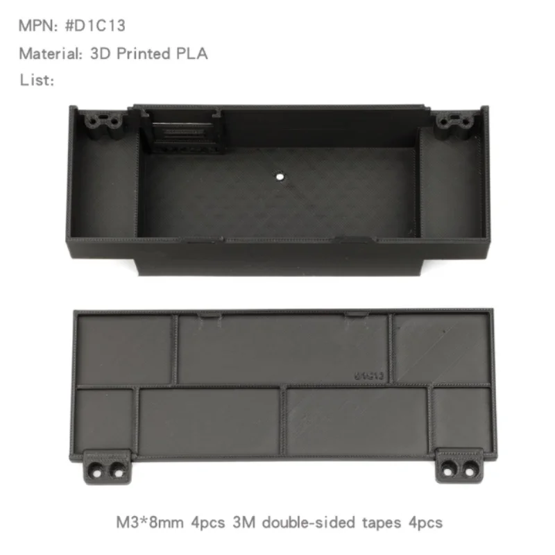 

Ящик для инструментов для 3D-печати, рулонная клетка для 1/10 RC гусеничного автомобиля Traxxas TRX4 Wild-Defender RD110, аксессуары для 2дверного звукоснимателя