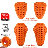 Nuevo CE nivel 2 pantalones de motocicleta certificados Jeans equipo de protección rodilla protección de cadera motociclismo rodilleras protectoras gruesas
