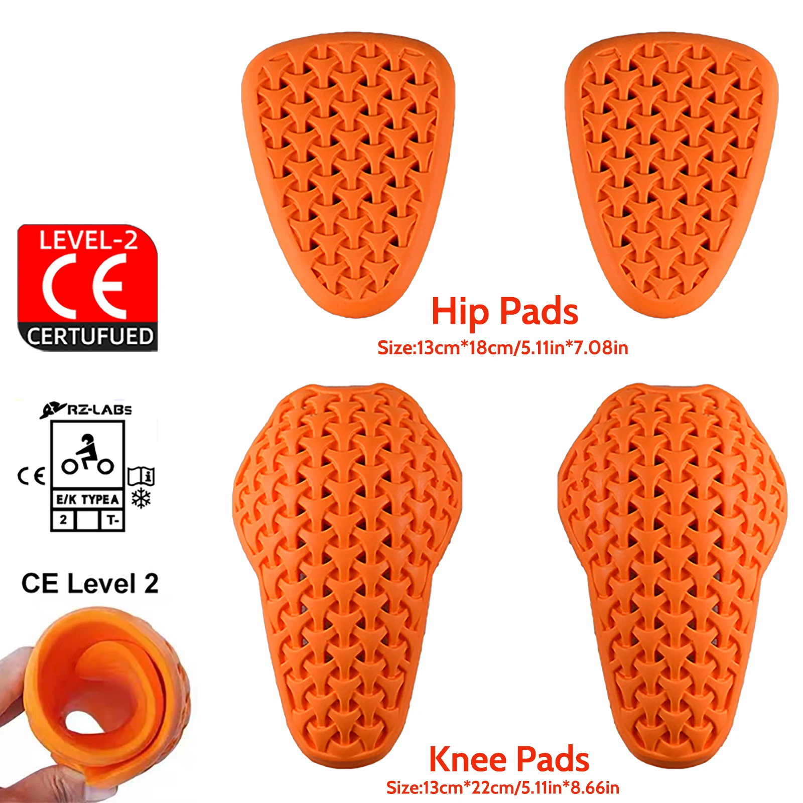 New CE Level 2 Certified Motorcycle Pants Jeans Protective Gear Knee Hip Protection Motorbike Riding Protective Kneepads Thicken