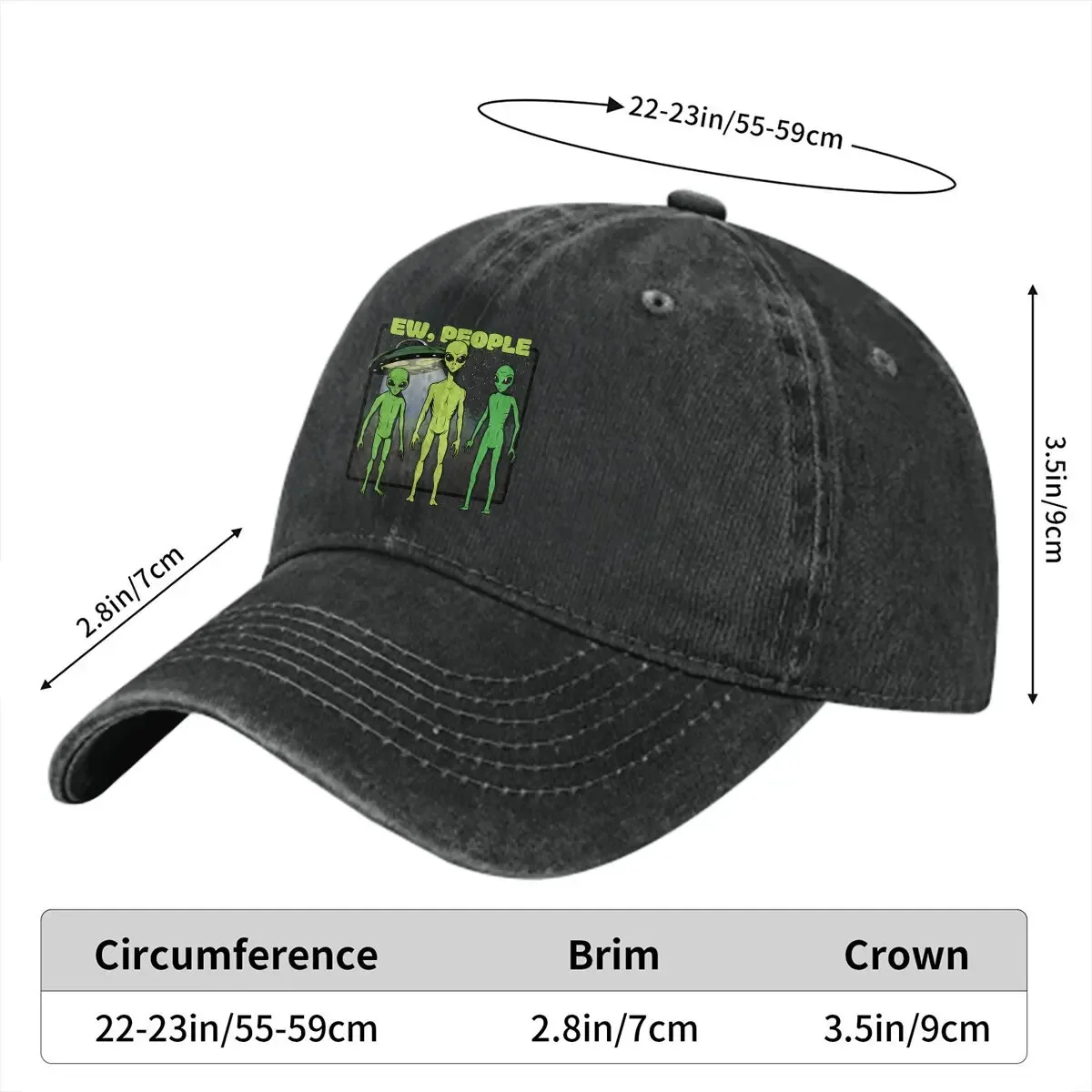 Join the Alien Revolution with the Ew People Movement Baseball Cap Men Hats Women Visor Protection Snapback Alien UFO Caps