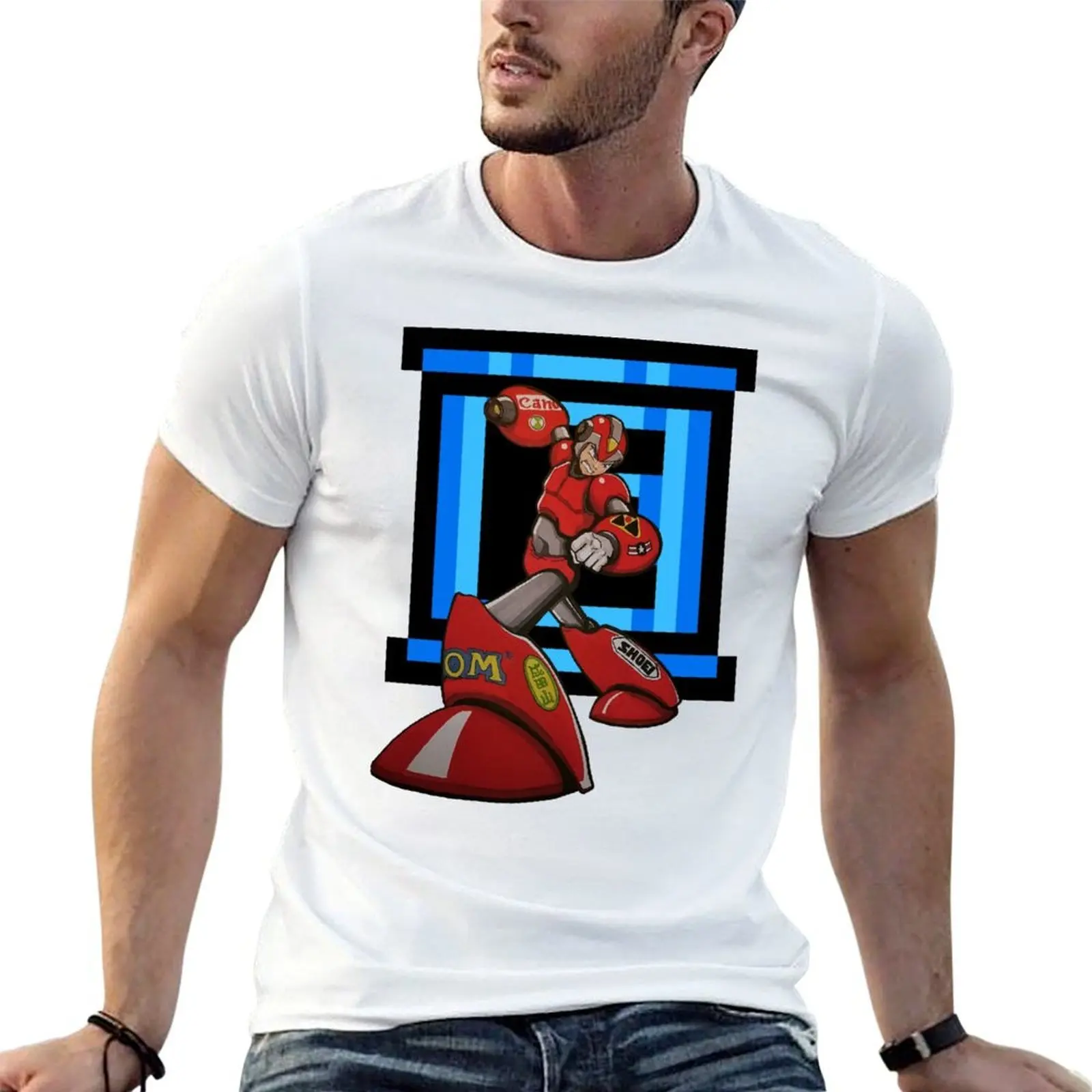 

MEGAMAN X AKIRA T-Shirt t shirt personalised cotton t shirt man men t shirt cotton 100% T-shirt