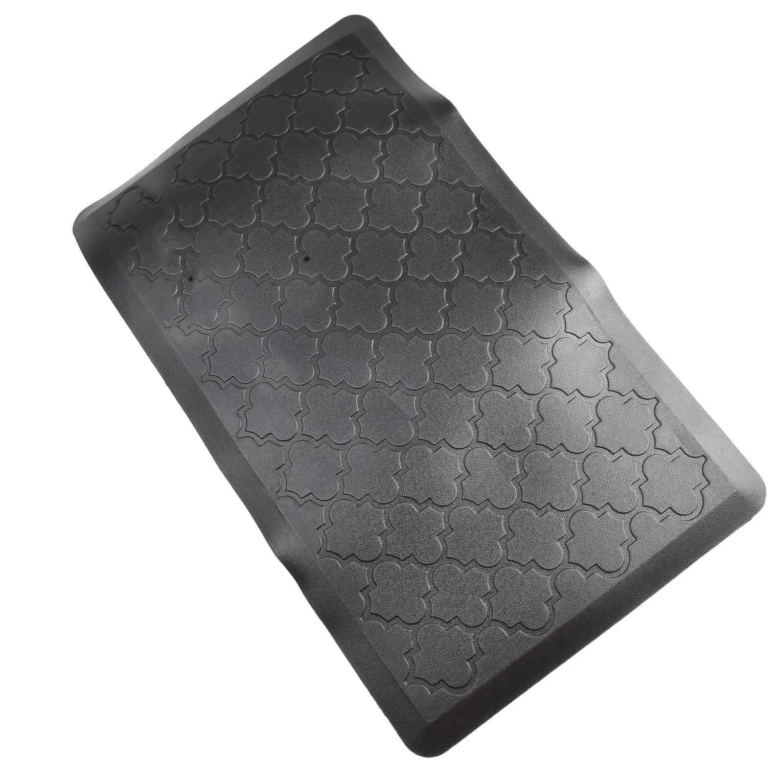 Non Slip Kitchen Floor Mat Beveled Edge Design Prevents Tripping and Slipping Attractive Pattern Easy to Clean and Maintain