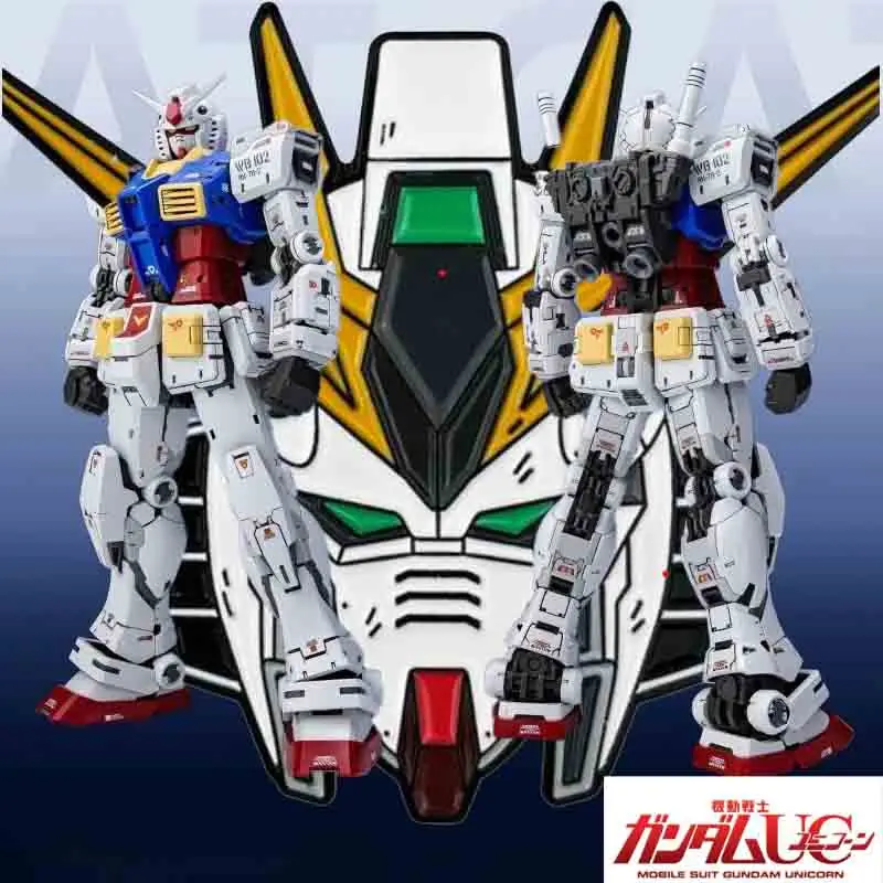 

Original 1/100 RG Ultimate Enlarged Zeta Model Kit First Release Mecha Plastic Assembly Fat Tiger Collection for Adults Children